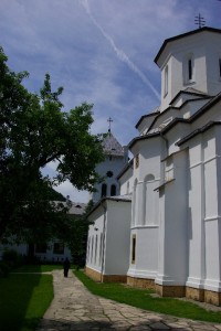 Biserica Mănăstirii Tismana latura sudică